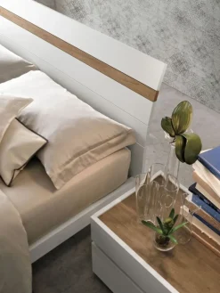 Outlet Letto matrimoniale con giroletto Jolly a prezzo scontato Letti