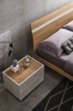 Outlet Letto matrimoniale con giroletto Jolly a prezzo scontato Letti