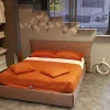 Letto matrimoniale con giroletto Wahrol a prezzo ribassato Letti