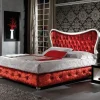 Md work Letto matrimoniale con giroletto Letto matrimoniale luxury swarovski a prezzo scontato- Letti