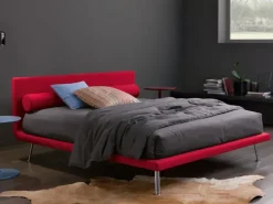 Outlet Letto matrimoniale con giroletto Aspen a prezzo ribassato Letti