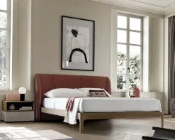 Letto matrimoniale con piedini Scirocco a prezzo scontato^Santalucia Online