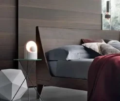 Outlet Letto matrimoniale con piedini Clark a prezzo scontato Letti