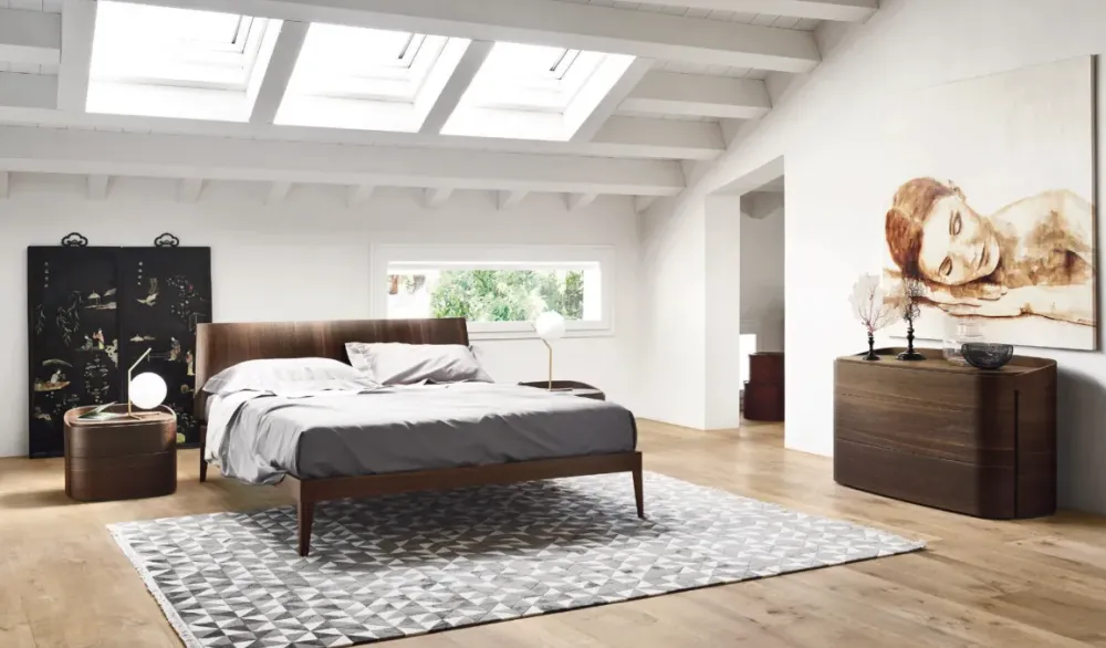 Online Letto matrimoniale con piedini Aliante 1.0 a prezzo riservato Letti