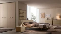 Outlet Letto matrimoniale con piedini Aqua a prezzo ribassato Letti