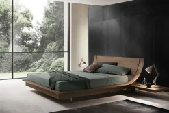 Outlet Letto matrimoniale con piedini Aqua a prezzo ribassato Letti