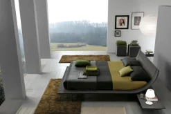 Outlet Letto matrimoniale con piedini Aqua a prezzo ribassato Letti