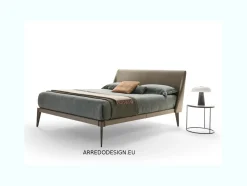 Hot Letto matrimoniale con piedini Elettra a prezzo ribassato Letti