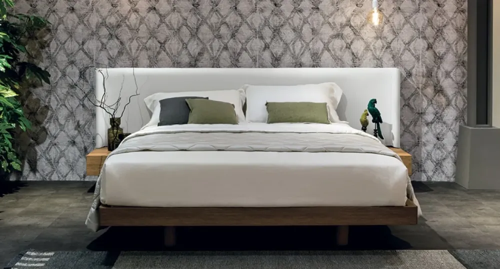 Tomasella Letto matrimoniale con piedini Fusion a prezzo riservato- Letti