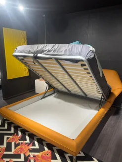 Letto matrimoniale design Origami a prezzo scontato^Novaluna Outlet