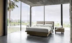 Discount Letto matrimoniale design Milo a prezzo scontato Letti