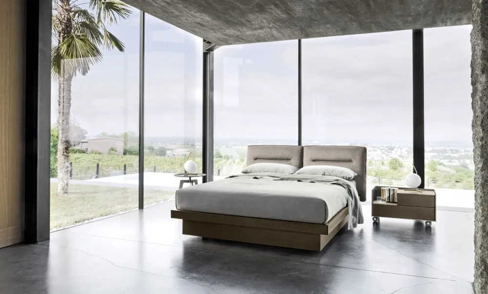 Discount Letto matrimoniale design Milo a prezzo scontato Letti