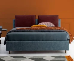 Twils Letto matrimoniale design Frick a prezzo ribassato- Letti