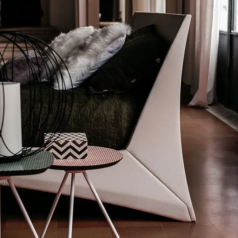 Cattelan Italia Letto matrimoniale Dylan in pelle. Prezzo speciale!- Letti