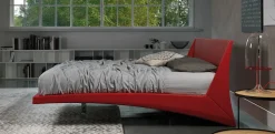 Cattelan Italia Letto matrimoniale Dylan in pelle. Prezzo speciale!- Letti