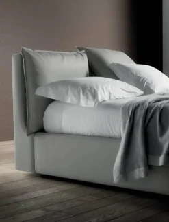 Letto matrimoniale imbottito Quiet di Bside. Ribasso IMPERDIBILE!^Samoa Outlet