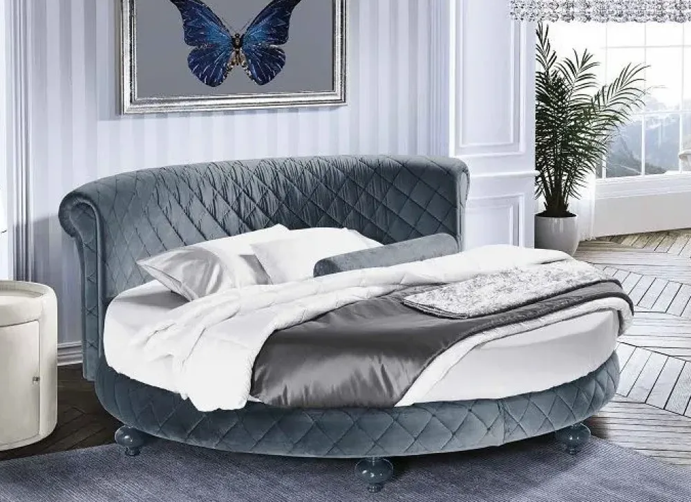 Best Letto matrimoniale Letto rotondo luxury velluto con uno sconto IMPERDIBILE Letti