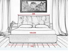 Md work Letto matrimoniale Letto maxi velluto pronta consegna con uno sconto IMPERDIBILE- Letti