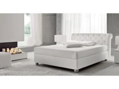 Nefi Letto matrimoniale moderno Quarzo a prezzo scontato- Letti