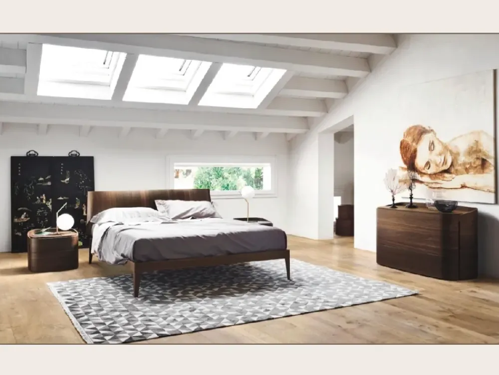 Letto matrimoniale moderno Aliante a prezzo scontato^Sangiacomo Outlet