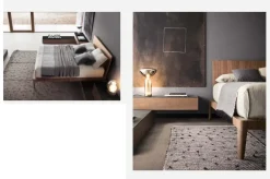 Letto matrimoniale moderno Spillo con materasso dorelan nube a prezzo ribassato^Pianca