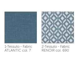 Letto matrimoniale moderno Flavia tessuto Stilfar a prezzo scontato^Stilfar Italia