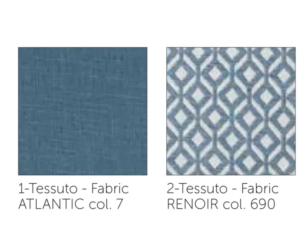 Letto matrimoniale moderno Flavia tessuto Stilfar a prezzo scontato^Stilfar Italia