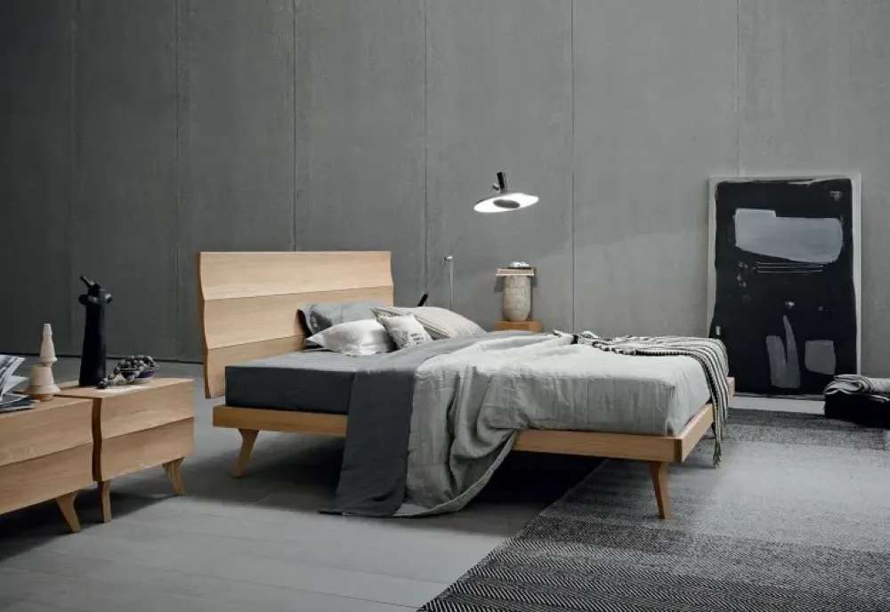 Letto matrimoniale moderno Forest a prezzo scontato^Ballancin Sale