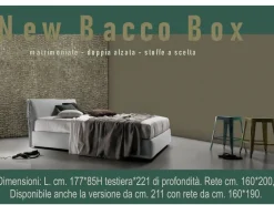 Letto matrimoniale New bacco con un ribasso IMPERDIBILE^Excò Online