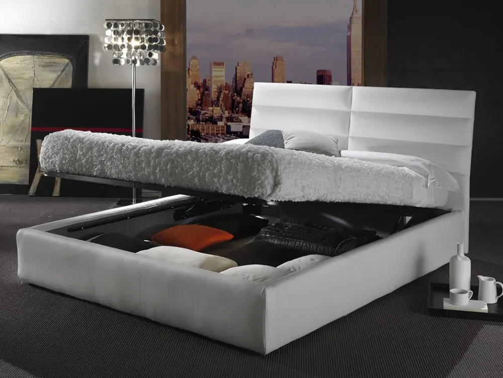 Clearance Letto matrimoniale Rodari con uno sconto del 50% Letti