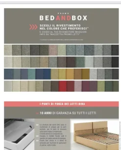 Biba Salotti Letto matrimoniale Veles con un ribasso IMPERDIBILE- Letti