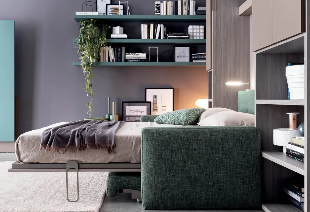 Letto moderno a scomparsa Nobu- promo sul nuovo a prezzo scontato Letti