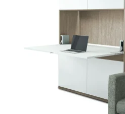 Artigianale Letto moderno a scomparsa Composizione letto/divano/scrivania a prezzo ribassato- Letti