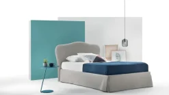 Artigianale Letto moderno con contenitore Beatrice,allison,camilla,justine a prezzo scontato- Letti