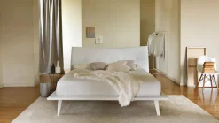 Artigianale Letto moderno con contenitore Beatrice,allison,camilla,justine a prezzo scontato- Letti