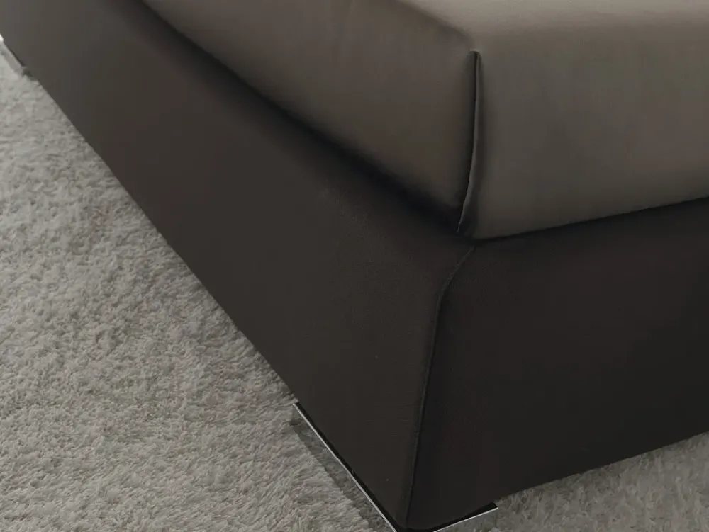 Letto moderno con contenitore Avorio a prezzo ribassato^Youdecor Discount