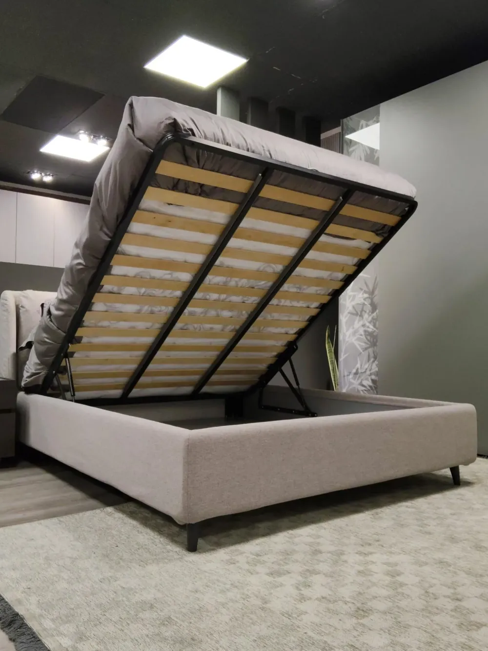 Discount Letto moderno con contenitore Nevis rimar a prezzo scontato Letti