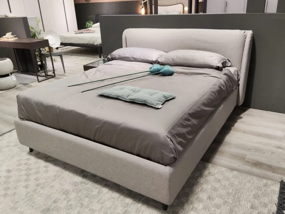 Discount Letto moderno con contenitore Nevis rimar a prezzo scontato Letti