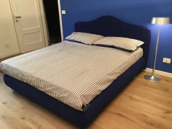 Letto moderno con contenitore Luxury round a prezzo scontato Letti