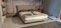 Letto moderno con contenitore Osaka a prezzo scontato^Noctis Outlet