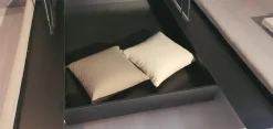 Letto moderno con contenitore Osaka a prezzo scontato^Noctis Outlet
