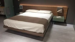 Outlet Letto moderno con contenitore Miranda a prezzo ribassato Letti