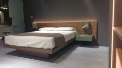 Outlet Letto moderno con contenitore Miranda a prezzo ribassato Letti