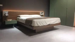 Outlet Letto moderno con contenitore Miranda a prezzo ribassato Letti
