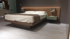 Outlet Letto moderno con contenitore Miranda a prezzo ribassato Letti
