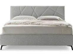 Sale Letto moderno con contenitore Chiara tessuto Stilfar a prezzo scontato Letti