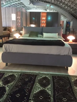 Outlet Letto moderno con contenitore Blanca a prezzo scontato Letti