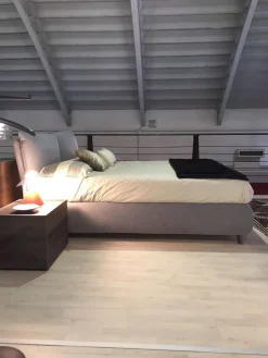 Outlet Letto moderno con contenitore Blanca a prezzo scontato Letti