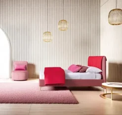 Letto moderno con contenitore Phlox Mottes selection a prezzo scontato^Collezione esclusiva