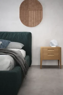 NovaMobili Letto moderno con gambe Brick a prezzo scontato- Letti